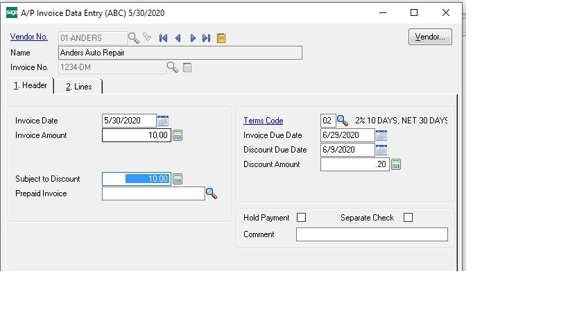 sage-100-how-to-create-a-debit-memo-in-accounts-payable